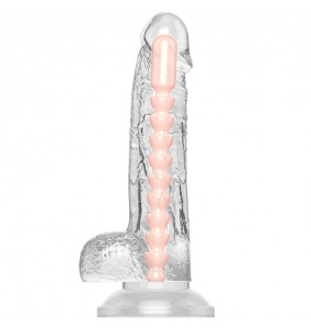PLEASE ME Transparent Realistic Keel Dildo Series (L:18cm - D:3.3cm)